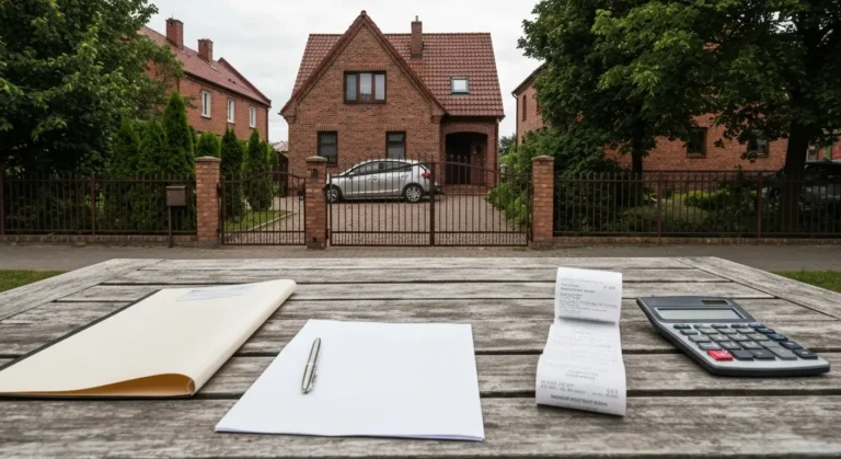 Dom, klucze i dokumenty związane z podziałem majątku po rozwodzie w Olsztynie